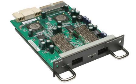 Модуль для коммутаторов DXS-3326GSR/3350SR с 2 слотами 10 Gigabit XFP