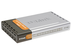 Коммутатор с 7 портами 10/100Base-TX, 1 портом 100Base-FX и аппаратной реализацией функции VLAN