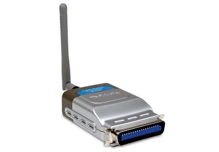 AirPlus G высокоскоростной 2.4ГГц (802.11g) беспроводной однопортовый принт-сервер, до 54 Мбит/с